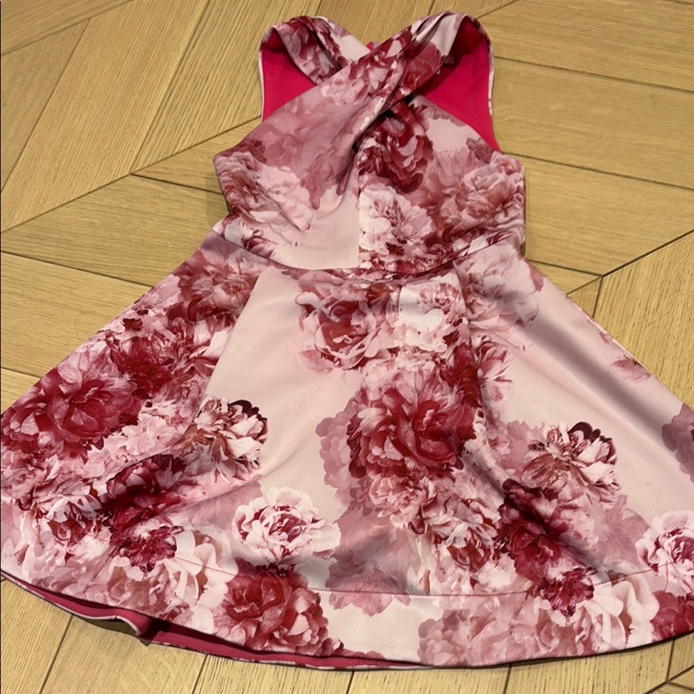 Reiss Clara floral print dress size 8-9